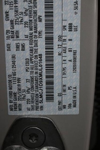 2021 Lincoln Corsair Standard