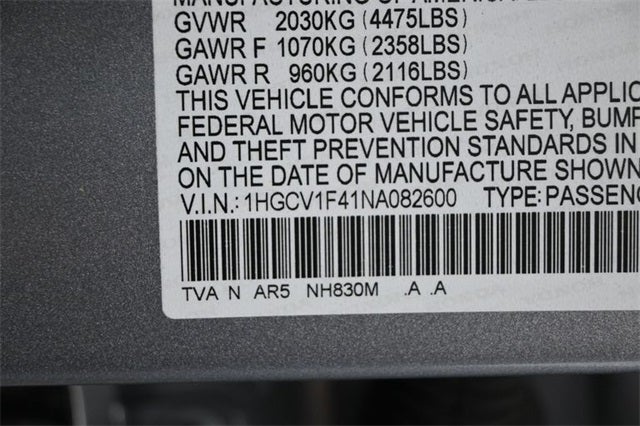 2022 Honda Accord Sport Special Edition