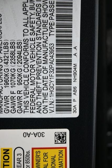 2023 Honda Accord EX