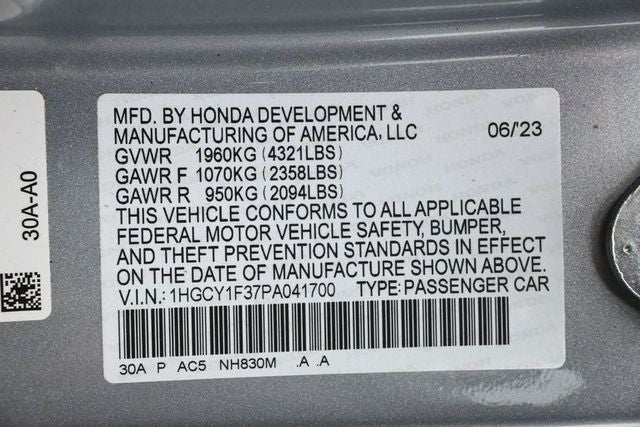 2023 Honda Accord EX