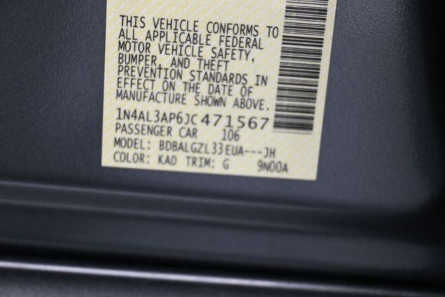 2018 Nissan Altima 2.5 S