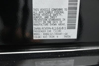 2023 Nissan Altima 2.5 SR