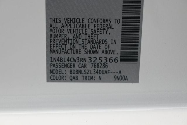 2024 Nissan Altima 2.5 SR
