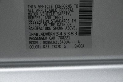 2024 Nissan Altima 2.5 SV