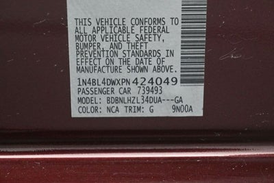 2023 Nissan Altima 2.5 SV