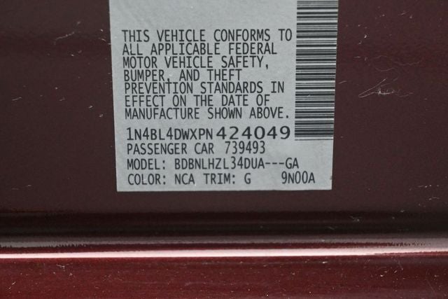 2023 Nissan Altima 2.5 SV