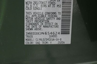 2023 Nissan Frontier PRO-4X