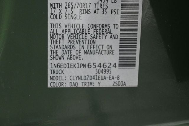 2023 Nissan Frontier PRO-4X
