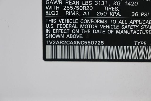 2022 Volkswagen Atlas 3.6L V6 SEL R-Line