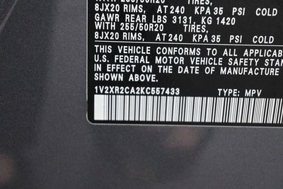 2019 Volkswagen Atlas 3.6L V6 SE R-Line