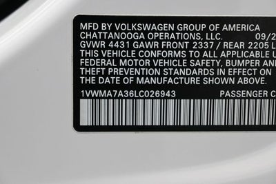 2020 Volkswagen Passat 2.0T R-Line
