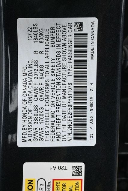 2023 Honda Civic Sport