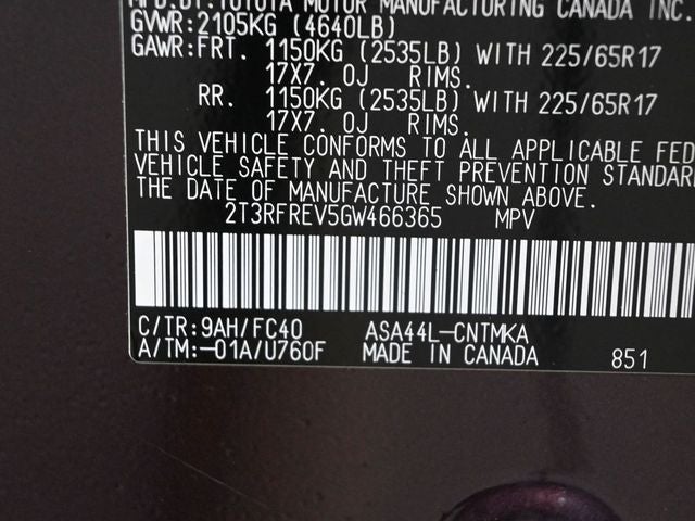 2016 Toyota RAV4 XLE