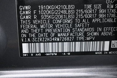 2024 Honda HR-V LX