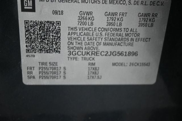 2018 Chevrolet Silverado 1500 LT LT1