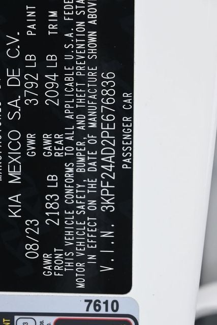 2023 Kia Forte LXS