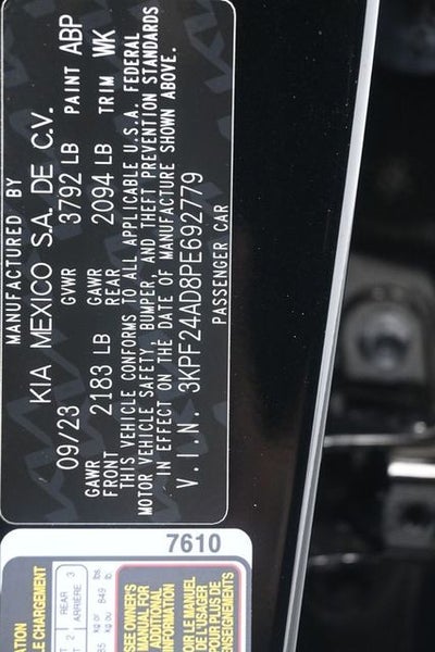 2023 Kia Forte LXS