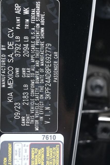 2023 Kia Forte LXS
