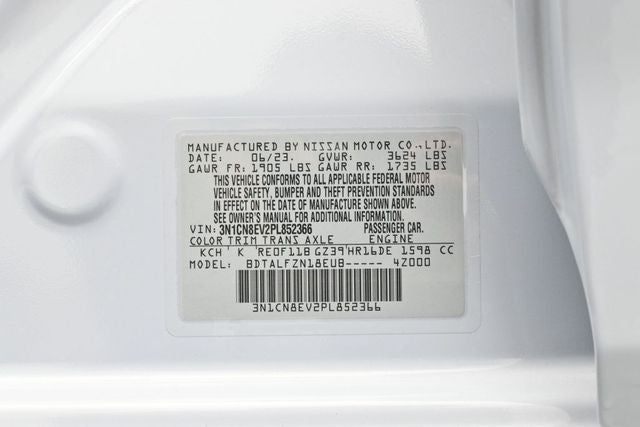 2023 Nissan Versa 1.6 SV