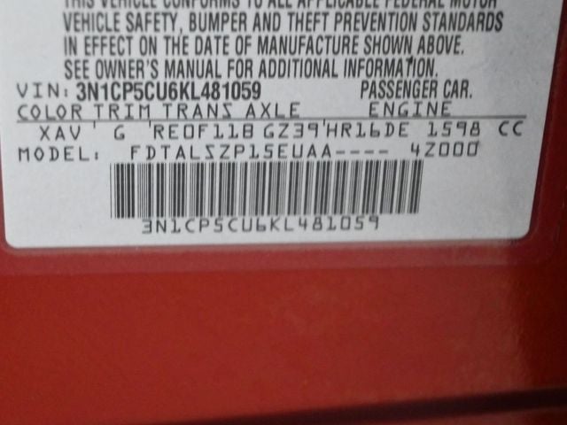 2019 Nissan Kicks SV