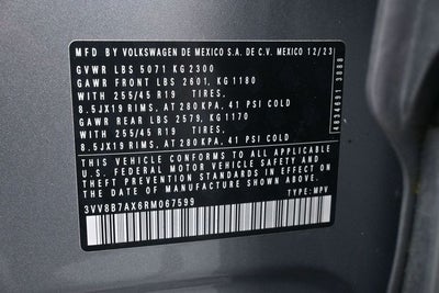 2024 Volkswagen Tiguan 2.0T SE R-Line Black