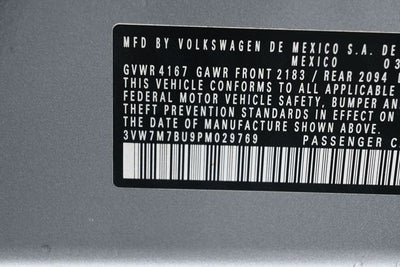 2023 Volkswagen Jetta 1.5T SE