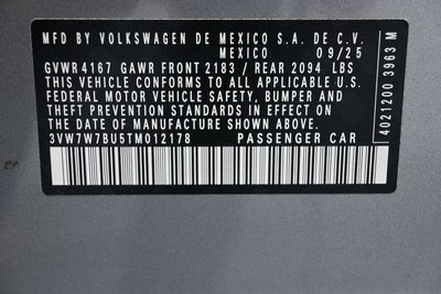 2026 Volkswagen Jetta 1.5T SE
