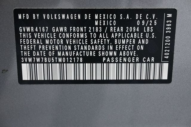 2026 Volkswagen Jetta 1.5T SE