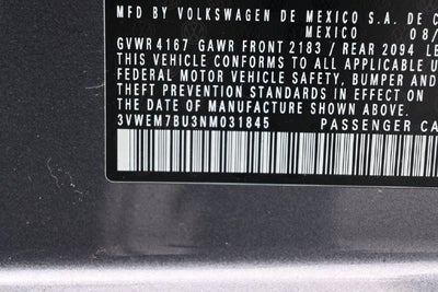 2022 Volkswagen Jetta 1.5T SE