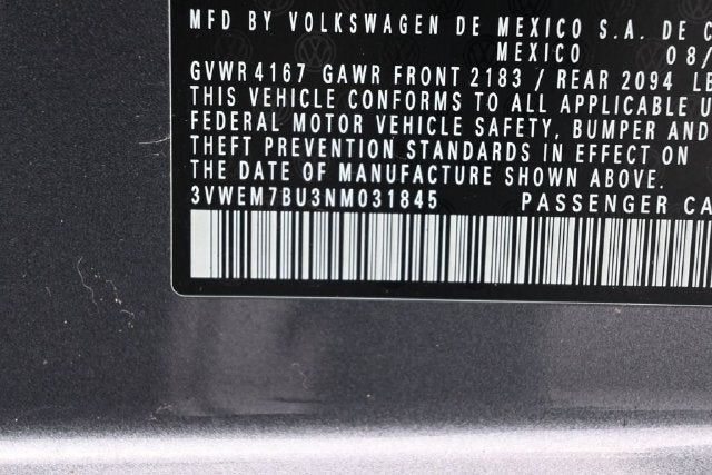 2022 Volkswagen Jetta 1.5T SE