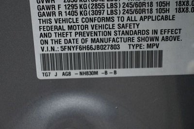 2018 Honda Pilot EX-L w/Honda Sensing