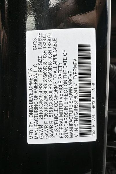 2023 Honda Pilot EX-L 7 Passenger