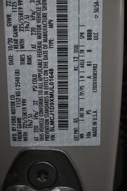 2021 Lincoln Corsair Standard