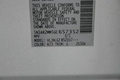 2016 Nissan Pathfinder SL