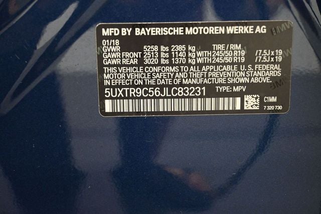 2018 BMW X3 xDrive30i