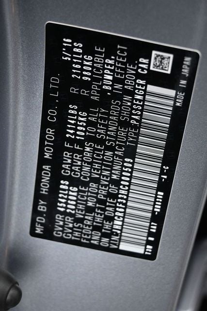 2017 Honda Accord Hybrid Base