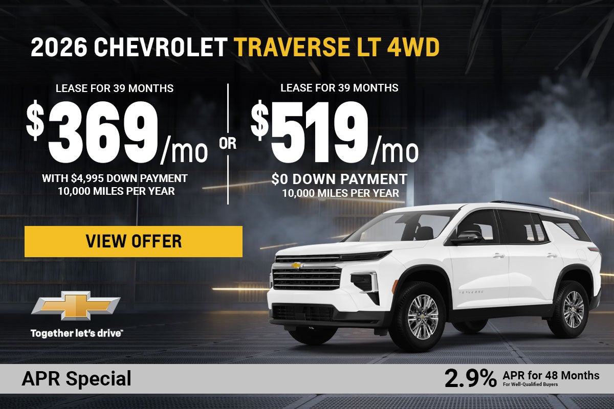2026 Chevrolet Traverse LT 4WD