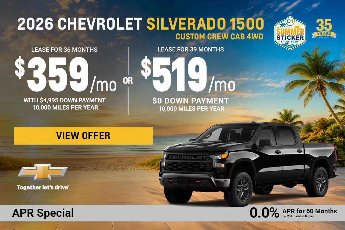 2026 Chevrolet Silverado 1500 Custom4WD Crew Cab