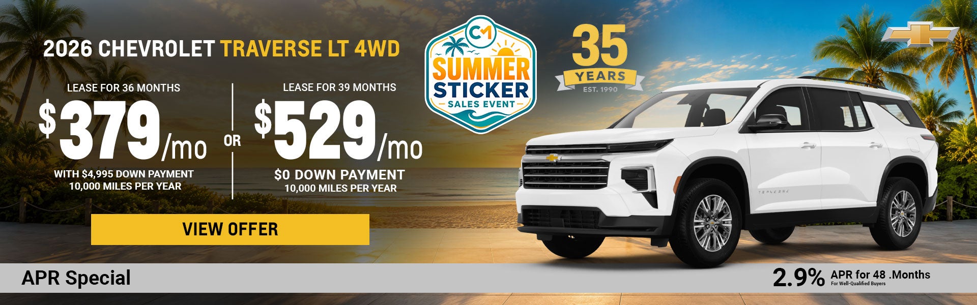 2026 Chevrolet Traverse LT 4WD