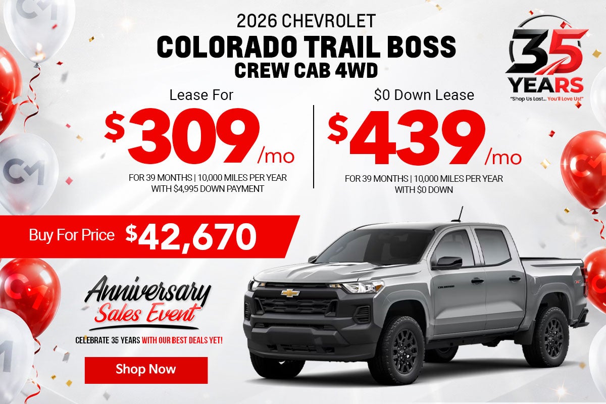 2026 Chevrolet Colorado Trail Boss