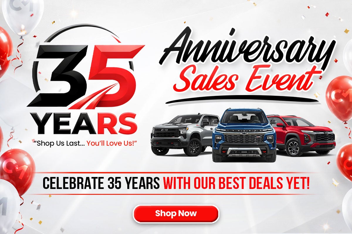 35th anniversary sales event
