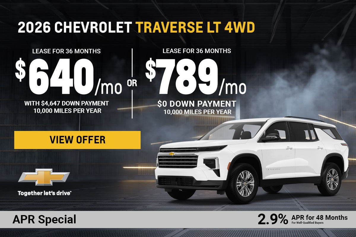2026 Chevrolet Traverse LT 4WD