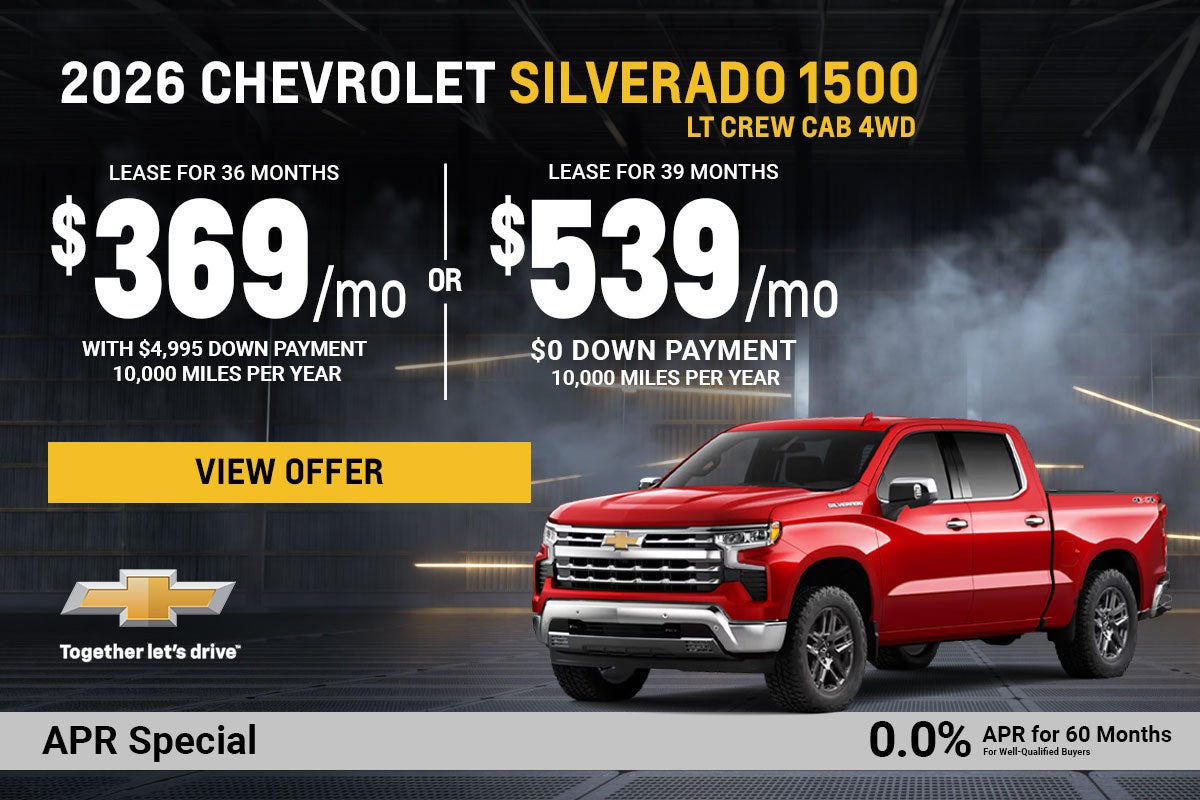 2026 Chevrolet Silverado 1500 LT 4WD Crew Cab