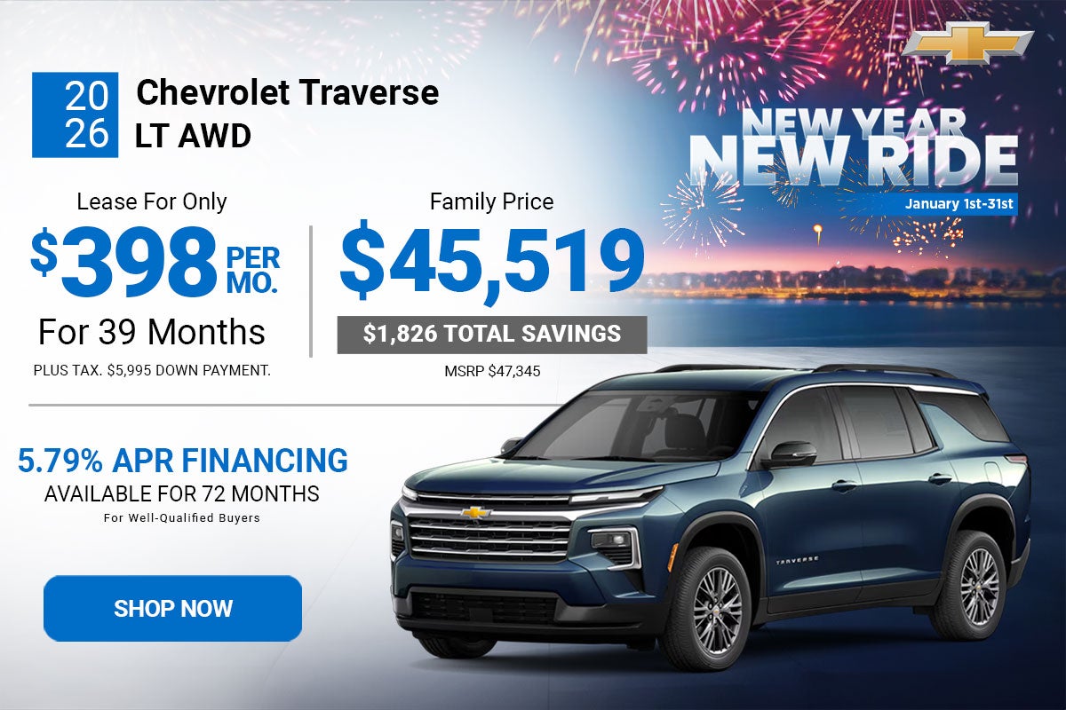 2026 Chevrolet Traverse LT AWD