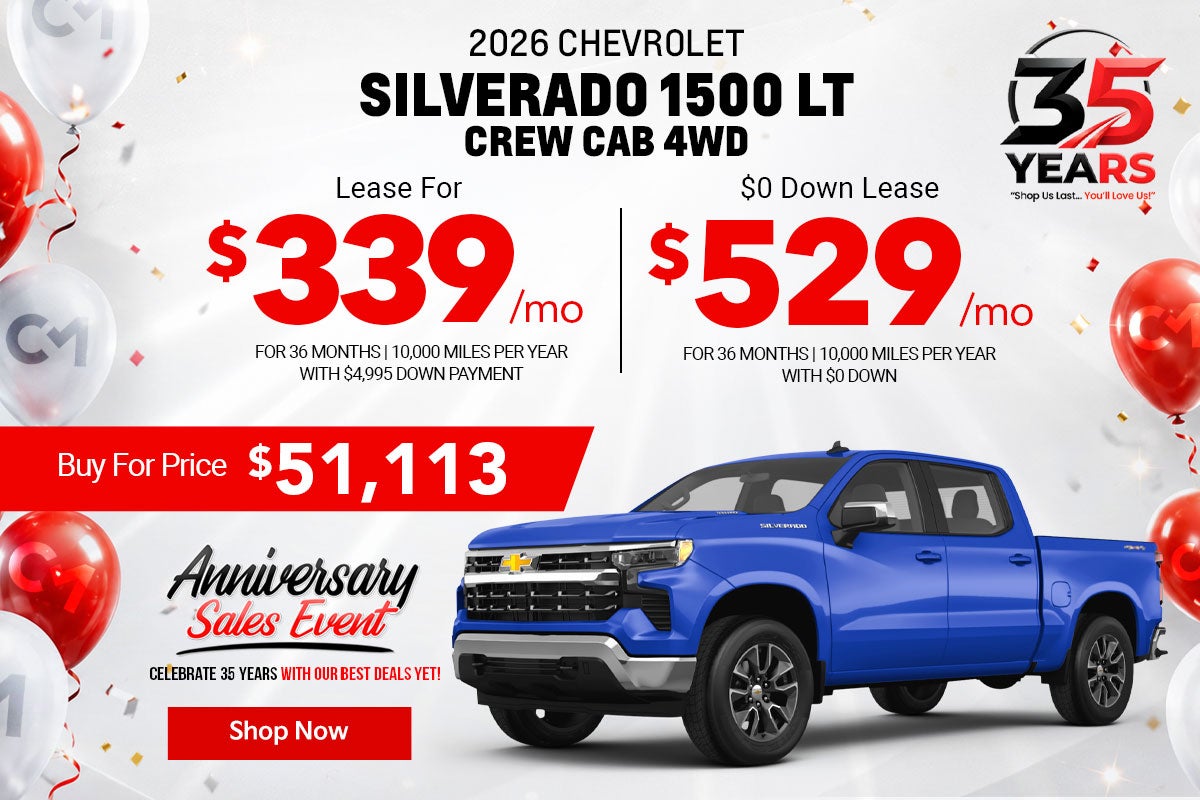2026 Chevrolet Silverado 1500 LT 4WD Crew Cab