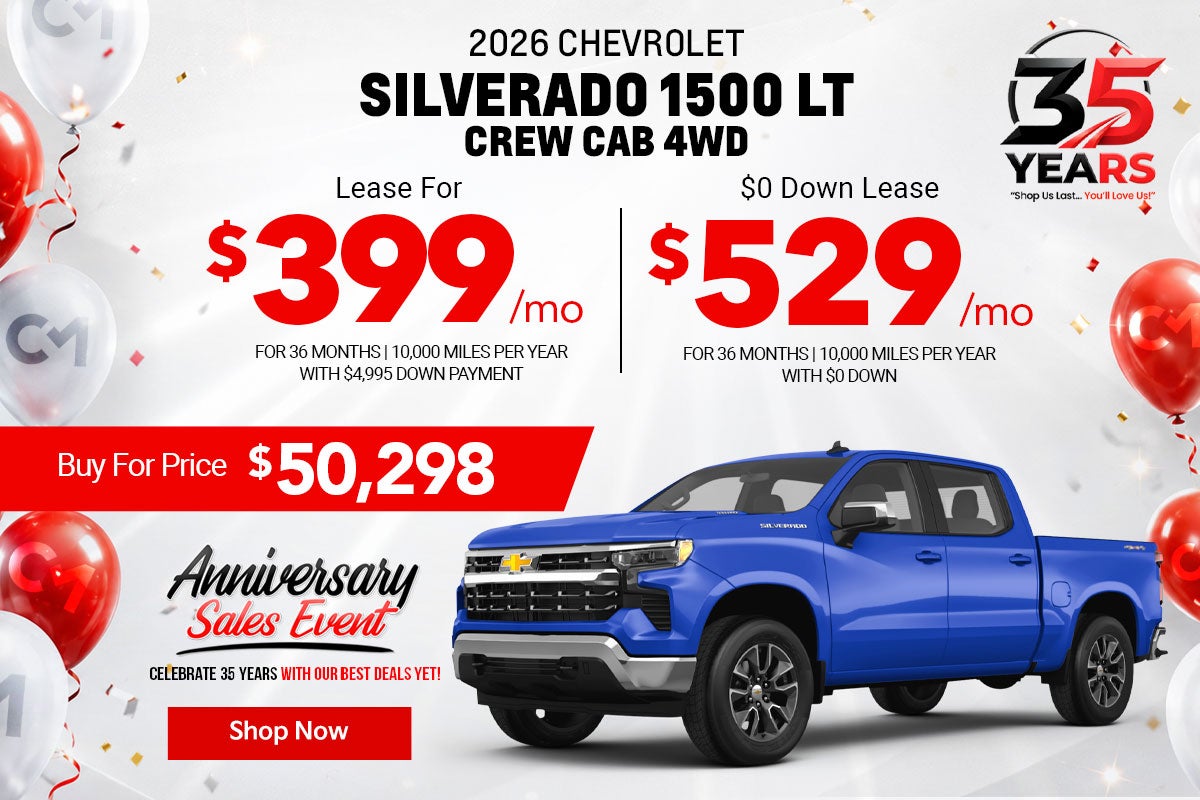 2026 Chevrolet Silverado 1500 LT 4WD Crew Cab