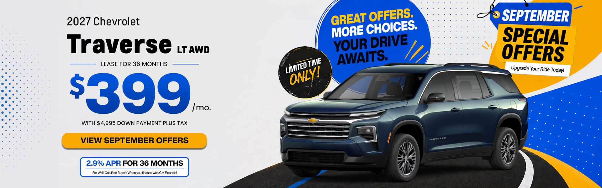 2027 Chevrolet Traverse AWD LT AWD