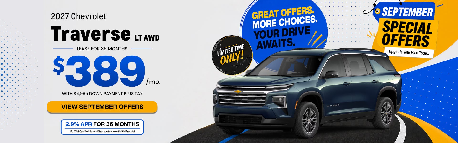 2027 Chevrolet Traverse AWD LT AWD