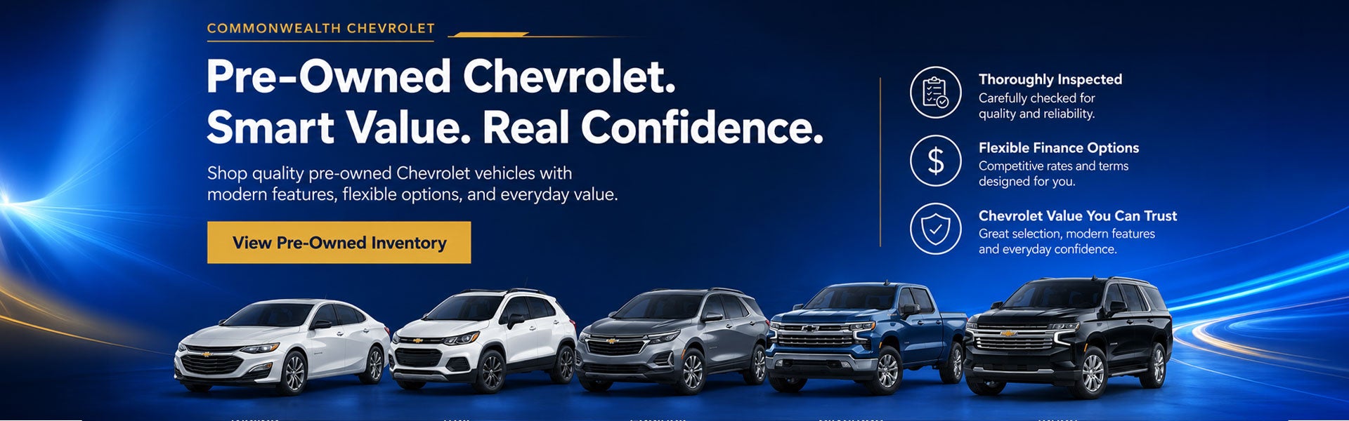 Commonwealth Chevrolet Pre Owned Vehicles