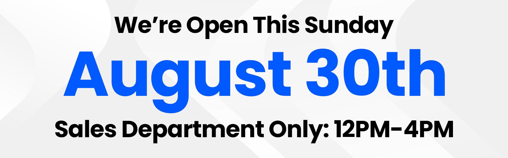 Open sunday